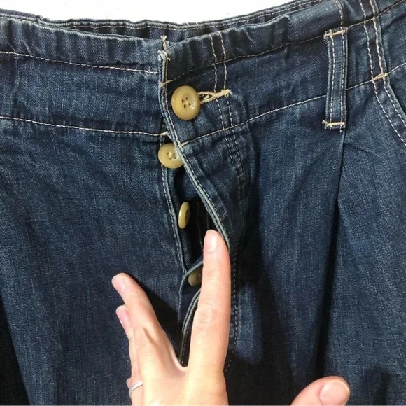 Free People Sawyer Super High Rise Jeans Size L - Picture 4 of 11